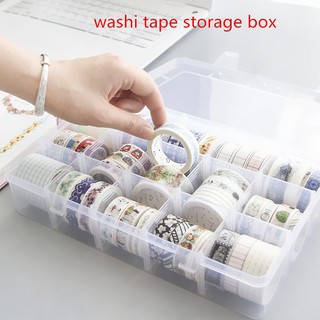 NEW Paper Washi Tape Miscellaneous Storage Box Stationery Holder 1 PC