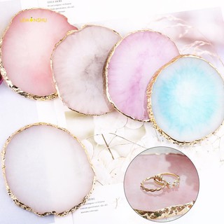 LEM Resin Jewelry Ring Earrings Display Plate Tray Holder Dish (1)