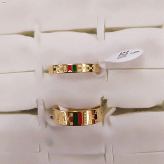 gold watchsport watch✵□﹉Gucci Ring stainlees with box