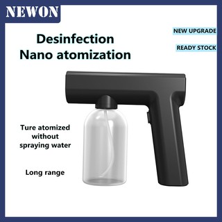 【Ready Stock】Handheld Disinfection Machine Gun Nano Disinfection Blue Light Wireless Spray Gun 300ML