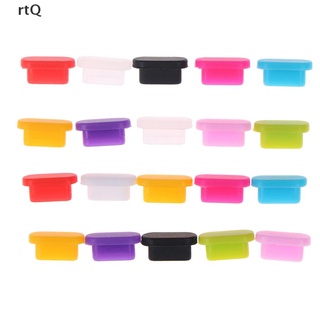 [RtQ] 5Pcs colorful silicone anti dust cover stopper dustproof type-c dust plug