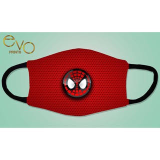 Spiderman Face Mask Design Collectible Neoprene Fabric On-Sale