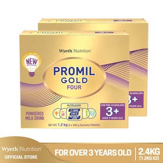 PROMIL GOLD® FOUR Powdered Milk Drink for Over 3 Years, 2.4kg (1.2kg Box x 2)