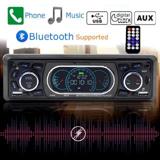 12V Car Radio Bluetooth Car Stereo FM MP3 Audio Player USB/AUX/AUX/ Car Electronics 1 Din In-Dash