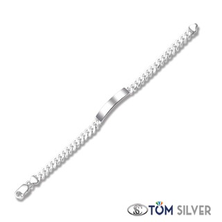 Tom Silver 92.5 Italy Sterling Silver 5.8 To 7.5 Inches MB002 Unisex (1)