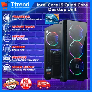 TTREND Intel Core i5 1st Gen Quad Core Gaming Desktop PC Computer