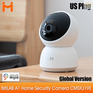 Global Version Xiaomi IMILAB A1 Baby Monitor IP Camera 360° Panoramic Wireless Smart Security Camera AI Motion Detection Night Vision H.256 Full Color Home Security Device CMSXJ19E
