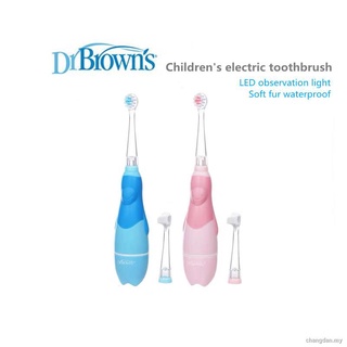 Dr Brown s Children s Baby Electric Toothbrush Children s Brushing Artifact Soft Waterproof Toothbrush Ultrasonic 1-5 Years Old1