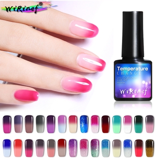 WiRinef 8ml Mood Color Change Thermo Nail Gel Polish Varnish Temperature Color Changing Soak Off UV Gel Lacquer 5201-5223