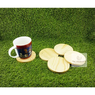 Wooden Coasters - 10 cm Diameter 7mm thickness
