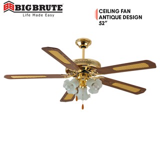 Big Brute 52" Ceiling Fan Antique Design BB-CCF52A