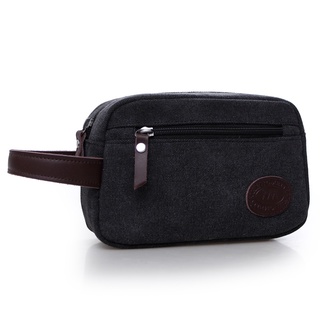 Wallet Purse Coin Pack Male Clutch Bag Canvas Hand Bag (1)
