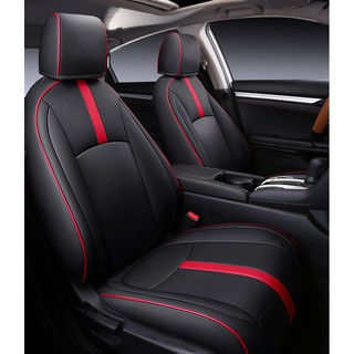 Custom car Seat Covers leather for auto Honda Civic 2018 Car Seat Covers for Cars Accessories auto a