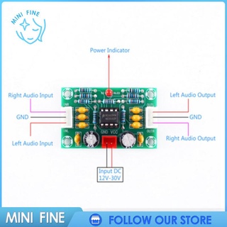 live broadcast equipment❉【mini fine】 Operational OP-Amp Audio Pre-Amplifier Module NE5532 Amplifier