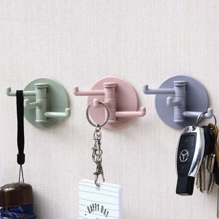 Rotatable Seamless Adhesive Hook For Bathroom Kitchen