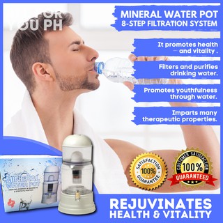 MINERAL WATER POT HIGH BIO-ENERGY & MAGNETIC 8 STEPS FILTRATION SYSTEM