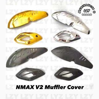 NMAX V2 2020 MOTORCYCLE MUFFLER COVER ACCESSORIES CARBON FIBER