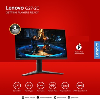 Lenovo Legion G27-20 (66C2GAC1PH) 27" 144Hz, 1ms, G-Sync & FreeSync, IPS Panel, 1080P Gaming Monitor (1)