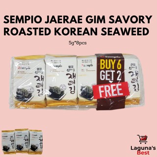Sempio Jaerae Gim Savory Roasted Korean Seaweed 5g*8pcs
