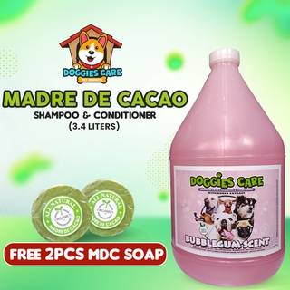 Madre de Cacao Shampoo & Conditioner with Guava Extract - Bubble Gum Scent 1 Gallon FREE SOAP