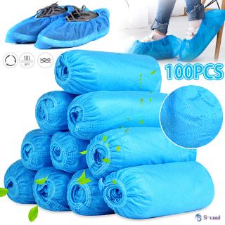 ☀Ultra Low Price☀ 100pcs Non-woven Boot Cover Disposable Shoe Covers Thicken Overshoes Non-Slip (1)