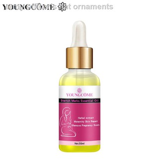 ™YOUNGCOME Fade Stretch Marks Essential Oil Remove Fat Lines Pregnant Skin Body Repair Scar Care