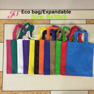 (20pcs)Eco bag/Expandable-Xs“8x10x3 inches” (1)