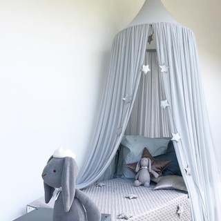 Kids Baby Bedding Dome Bed Canopy Cotton Mosquito Net Hanging Bedcover Curtain Girl Room Decoration
