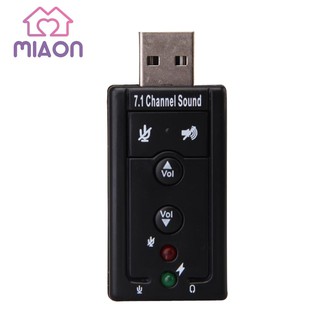 USB External 7.1 Channel CH Virtual Audio Sound Card Adapter PC #8Y