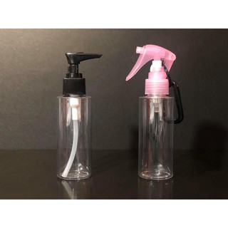 100 mL Clear Bottle Pump and Trigger Spray
