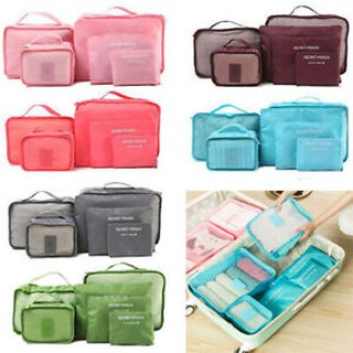 6 in 1 Traveling Luggage Bag in Bag Clothes Organizer