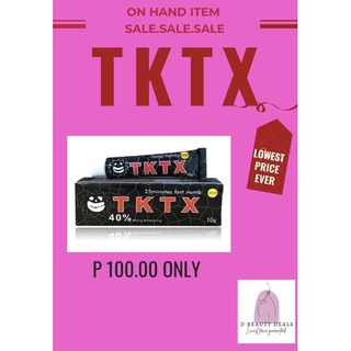 TKTX BLACK. LOWEST PRICE EVER AND ONHAND ITEM