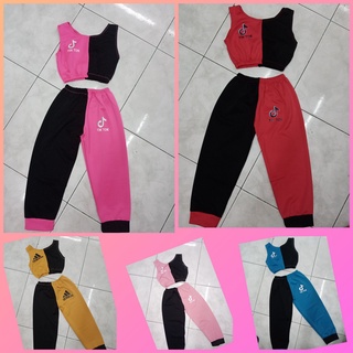 terno twotone tiktok kids,fit up xs 1 to 2.small 3 to 4.med.5 to 7.L.8to 10
