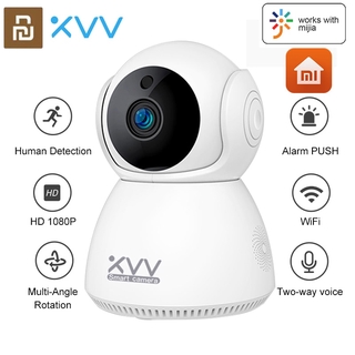 Xiaovv Q8 HD 1080P 360° Panoramic IP Camera Onvif IR Night Vision Motion Detect Home Security Baby Monitor CCTV Camera