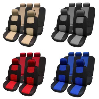 【Stock】 TMR 9 Unids Universal Car Seat Covers Vehicles Accessories