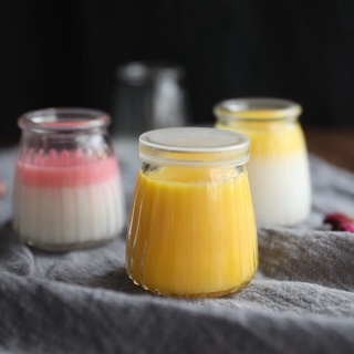 Yogurt pudding dessert tiramisu jelly glass jar