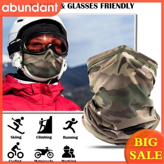 （abundant） Outdoor Cycling Scarf Bandana Camouflage Neck Gaiter Cover Tube Face Mask