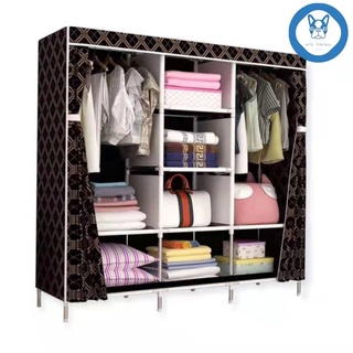 KM✔ 88130 Wardrobe DIY Multifunction Clothes Storage Rack Cabinet Organizer (COD)