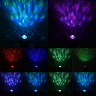 Led Star Projector Night Light Galaxy Starry Night Lamp Ocean Wave Projector With Music Bluetooth Sp