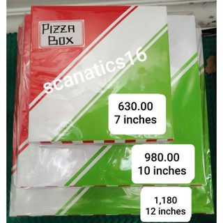 Pizza Box 12 inches - 100 pcs per bundle