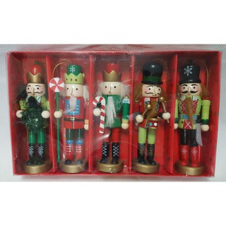 Wood Craft Wooden Soldier Nutcracker with Free USB Light