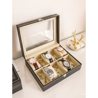goodＴＯＷＮＳＨＯＰ 10 Grids Watch Storage Organizer Box Ring Collection Boxes USvy (2)