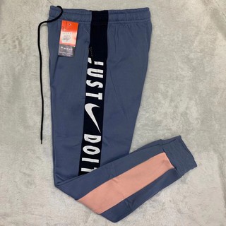 Unisex Plain Cotton Jogger Pants with zippers<9079#>