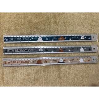 We Bare Bears 12 inch Ruler with Multiplication Table