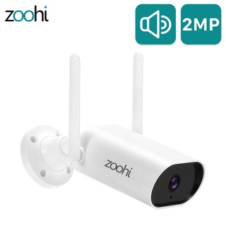 Zoohi 1080P HD IP Camera Outdoor Video Surveillance Wireless Wifi Security Camera Night Vision Two W
