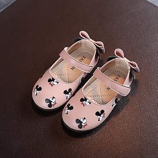 BBWORLD Kids Girl Fashion Versatile Cartoon Mickey Soft-soled Casual Shoes Princess Shoes (3)