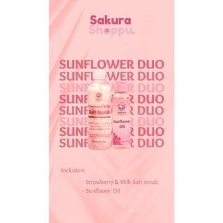 Sakura Shoppu Salt scrub (Strawberry&Milk) 200g