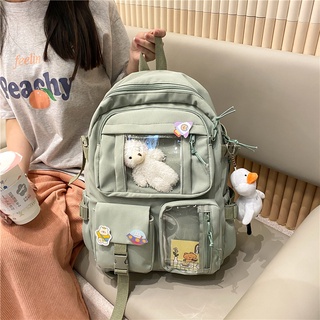 Cute Large backpack for women Waterproof Nylon Schoolbag College Lady Laptop Kawaii Girl Travel