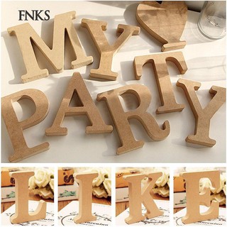 ☺Sp Freestanding A-Z Wood Wooden Letters Alphabet Hang Wedding Home Party Decor
