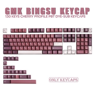 【New】130 Keys PBT GMK Bingsu Keycap Cherry Profile DYE-SUB Personalized Keycaps For Mechanical